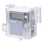 QBM3120-5D - Air duct differential pressure sensor with display, 0...500 Pa, DC 4...20 mA