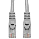 Patchcord RJ45 shielded, Cat.5e, PVC, grey, 1.0m