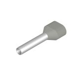 Wire end ferrule, Twin wire-end ferrule, 4 mm², Stripping length: 21 m