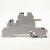 Allen-Bradley, 1492-J IEC Terminal Block, Two-Circuit Feed-Through Block, 2.5 mm (# 24 AWG - # 12 AWG), Two level block with a MOV between the 2 levels, Gray (Standard),