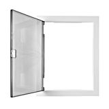 Plastic Frame, door and insert for enclosure BK085, 2-rows