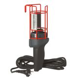 Domestic portable light 230V 60W compact IP20 with 2P plug and 5m cord length