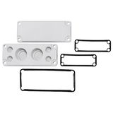 Gland plate set size 1, blind gland plate