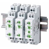 Installation time relay, multifunction relay UC 12-240V, 1 changeover contact, 5 A, time range: 0.05 sec...100 hours