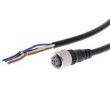 Sensor cable, M12 straight socket (female), 4-poles, A coded, stainles