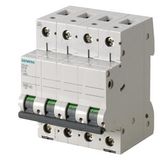 Miniature circuit breaker 400 V 6kA, 4-pole C, 20 A Version Italy