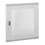 Flat transparent door XL³ 160/400 - for cabinet and enclosure h 600/695