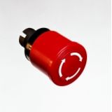 Emergency stop, twist release, 40mm, red