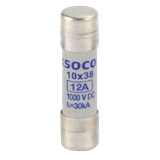 Photovoltaic cylindrical fuse gPV 30kA 10x38 1000Vdc 12A