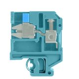 Neutral conductor modular terminal, Screw connection, 6, TS 32, blue