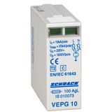 Surge arrester Class C, 10kA, 335V, 1 phase, 1 MW, VEPG