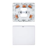 Merten stove & appliance connection d. UP with 2 outputs and plug-in connector. polar white