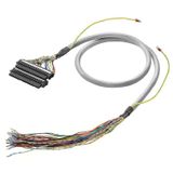 PLC-wire, Digital signals, 32-pole, Cable LiYCY, 8 m, 0.50 mm²