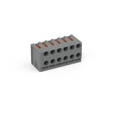 252-306 2-conductor female connector; push-button; PUSH WIRE®