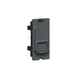 Synergy Grid Telephone Socket Module Single Master Anthracite