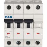 Miniature circuit breaker (MCB), 8 A, 3p+N, characteristic: K