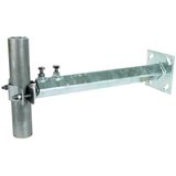 Wall mount. bracket St/tZn-StSt f. pipes D 40-50mm adjustable range 40