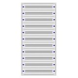 Multi-module distribution board 3M-33L, H:1565 W:760 D:200mm