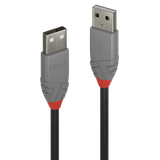 2m USB 2.0 Type A to A Cable, Anthra Line USB Type A Male to A Male