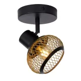 Lucide LUCAS - Ceiling spotlight - 1xE14 - Matt Gold / Brass