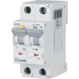 RCD/MCB combination, 16 A, 30 mA, MCB trip characteristic: B, 2p, RCD trip characteristic: AC