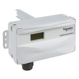 SCD Series CO2 transmitter, SCD110-D, duct, temperature sensor, LCD, 1.8k ohm thermistor, Vista compatible