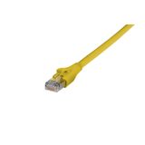 Patch cord Cat.6A AWG 27, 5.0 m yellow, cULus