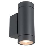 Outdoor Light without Light Source - wall light Nubia - 2xGU10 IP44  - Anthracite