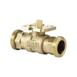 VAG61.20-4 - 2-port ball valve, externally threaded, PN40, DN20, kvs 4.0