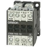 Contactor, 3-pole, 14 A/5.5 kW AC3 (25 A AC1) + 1M auxiliary, 24 VAC J7KN9701G