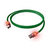 DualBoot LED ISDN Patch Cord, Cat.3, Unshielded, green, 7.5m