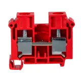 Rail-mounted screw terminal block ZSG1-35.0c red