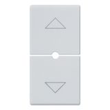 2 half buttons 1M arrows symbol Silver
