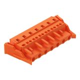 1-conductor female connector CAGE CLAMP® 2.5 mm² orange