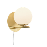 Pure wall lamp E14 matt brass