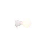 KERA WALL LAMP WHITE 1L E27