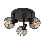 Lucide MAREN - Ceiling spotlight - Ø 37 cm - 3xE14 - Black