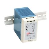 MDR-20-5 DIN rail power supply, 15W, 5V, 3A, MEAN WELL