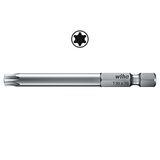 WIHA Lange Standaard bit TORX E 6,3 7045Z T30x50 (2 stuks)