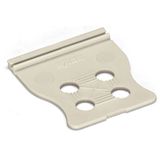 Strain relief plate light gray