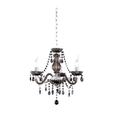 Luster chandelier 3-pc E14 black