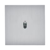 Art d'Arnould universe Epure two-way switch or light switch - brushed steel