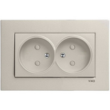 Novella Bronze Two Gang Socket