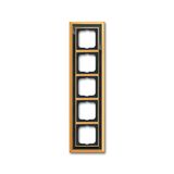 1725-835-500 Cover Frame Busch-dynasty® polished brass anthracite