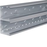 Wall trunking base BRS 100x210mm lid 2x80mm of sheet steel galvanized