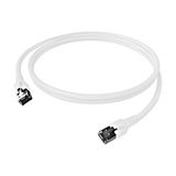 Patchcord RJ45 shielded Cat.6a 10GB, LS0H, white,  5.0m