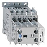 Contactor, Miniature, 9A, 3P, 24VDC Diode Coil, 4NO Aux. Contact