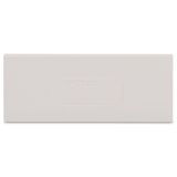 Separator plate 2 mm thick oversized light gray