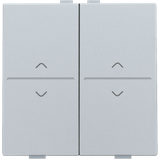 Double key with 'up' and 'down' arrows for wireless switch or push but
