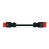 pre-assembled interconnecting cable Cca Socket/plug, red